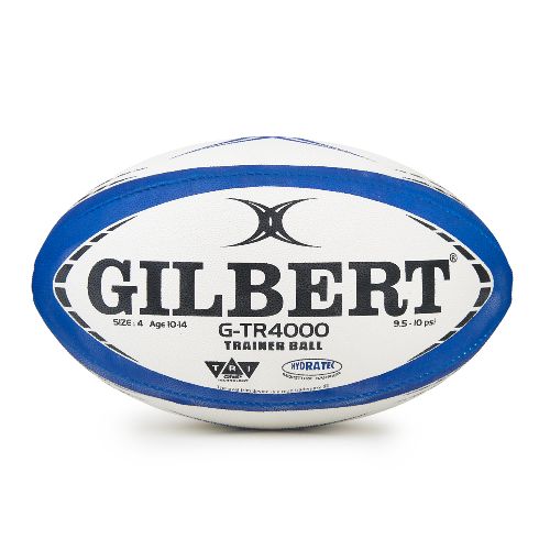 Мяч для регби GILBERT G-TR4000, Размер 4, Цвет Бело-темносиний