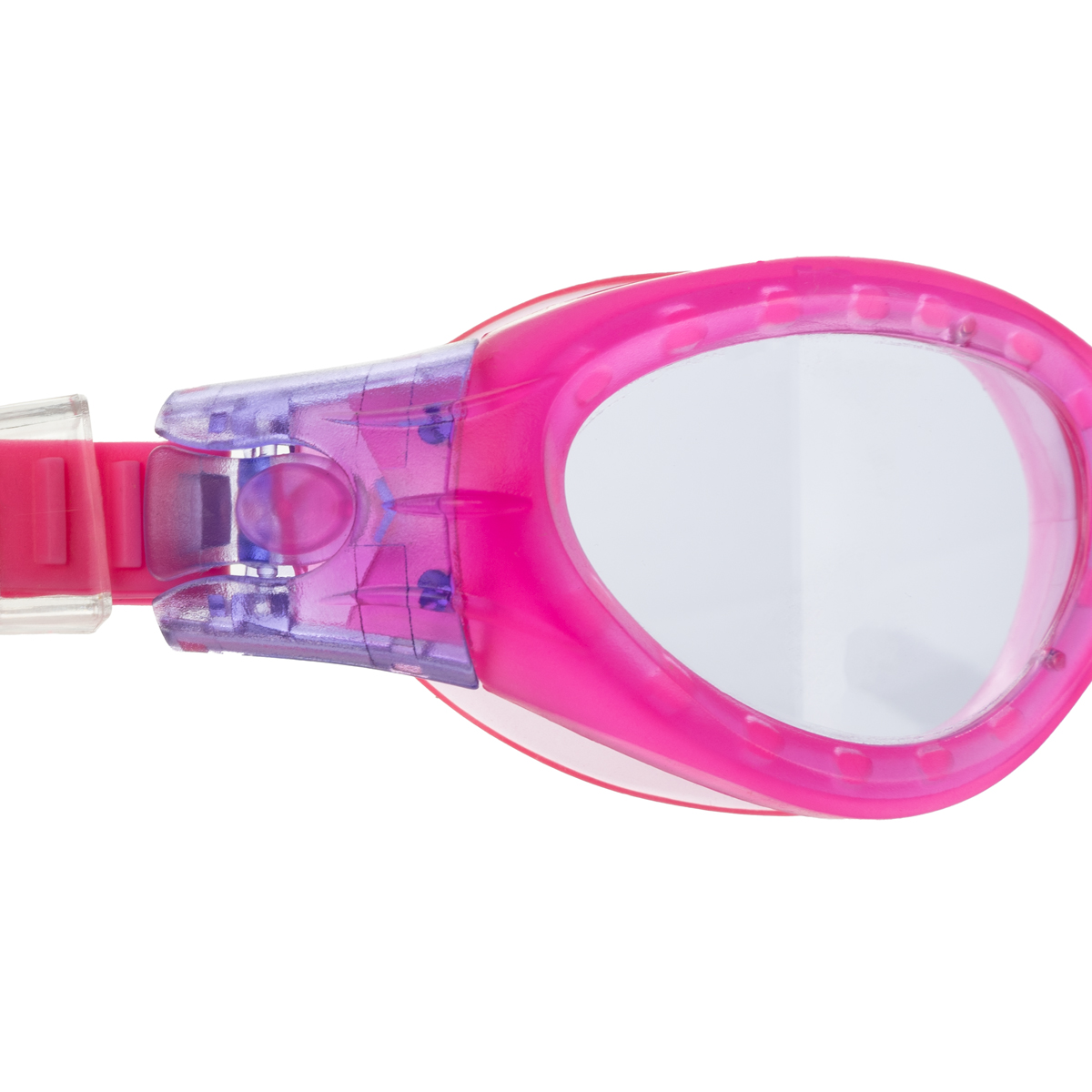 Очки для плавания TORRES Leisure Kids детские (2-5 лет), Цвет очков/линз Розовый/Прозрачный