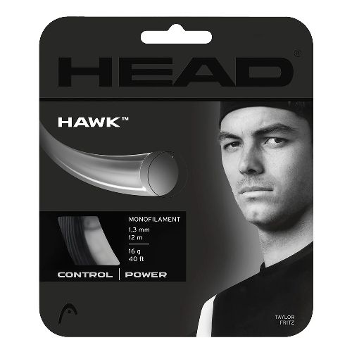 Струна теннисная HEAD Hawk 16, Цвет Черный