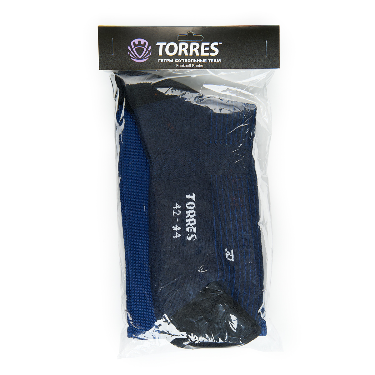 Гетры футбольные TORRES Sport Team, Размер 25-27, Цвет Синий