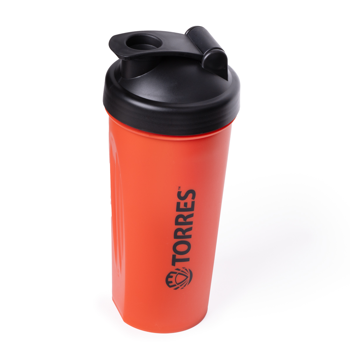 Шейкер спортивный TORRES, 600 мл, Цвет Ярко-оранжевый