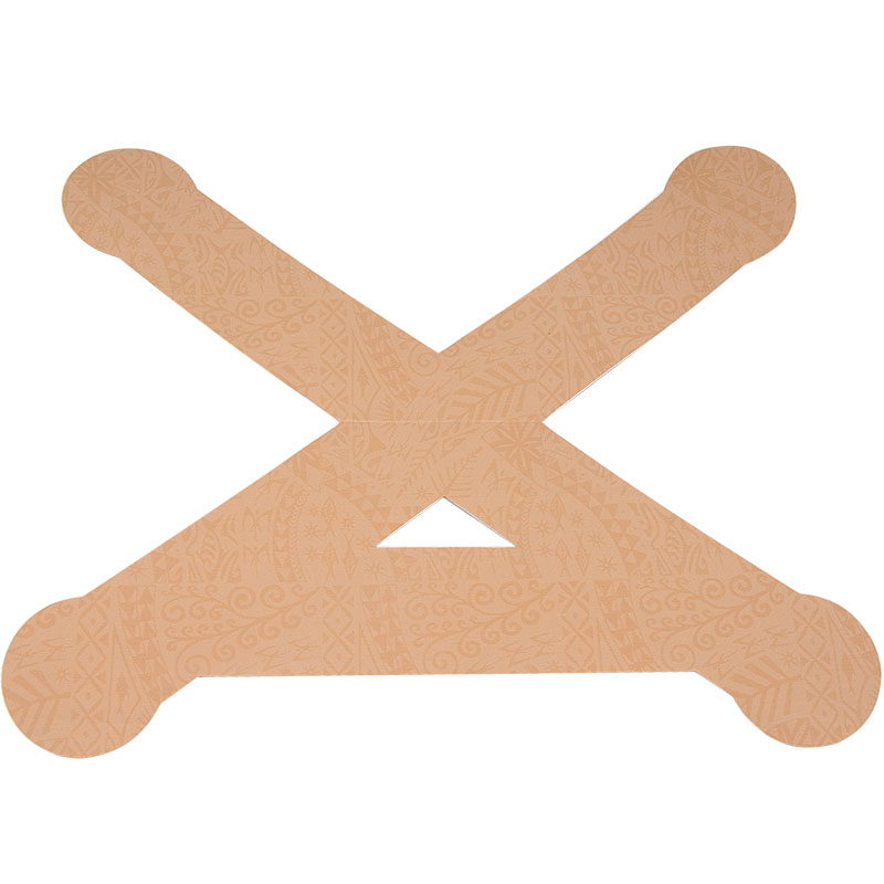 Тейп динамический POSTYREPALS X Tape, преднарезка, по 5 шт, телесный