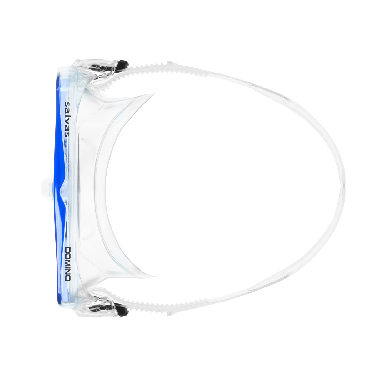 Маска для плавания SALVAS Domino Jr Mask, размер детский, Размер junior, Цвет Синий
