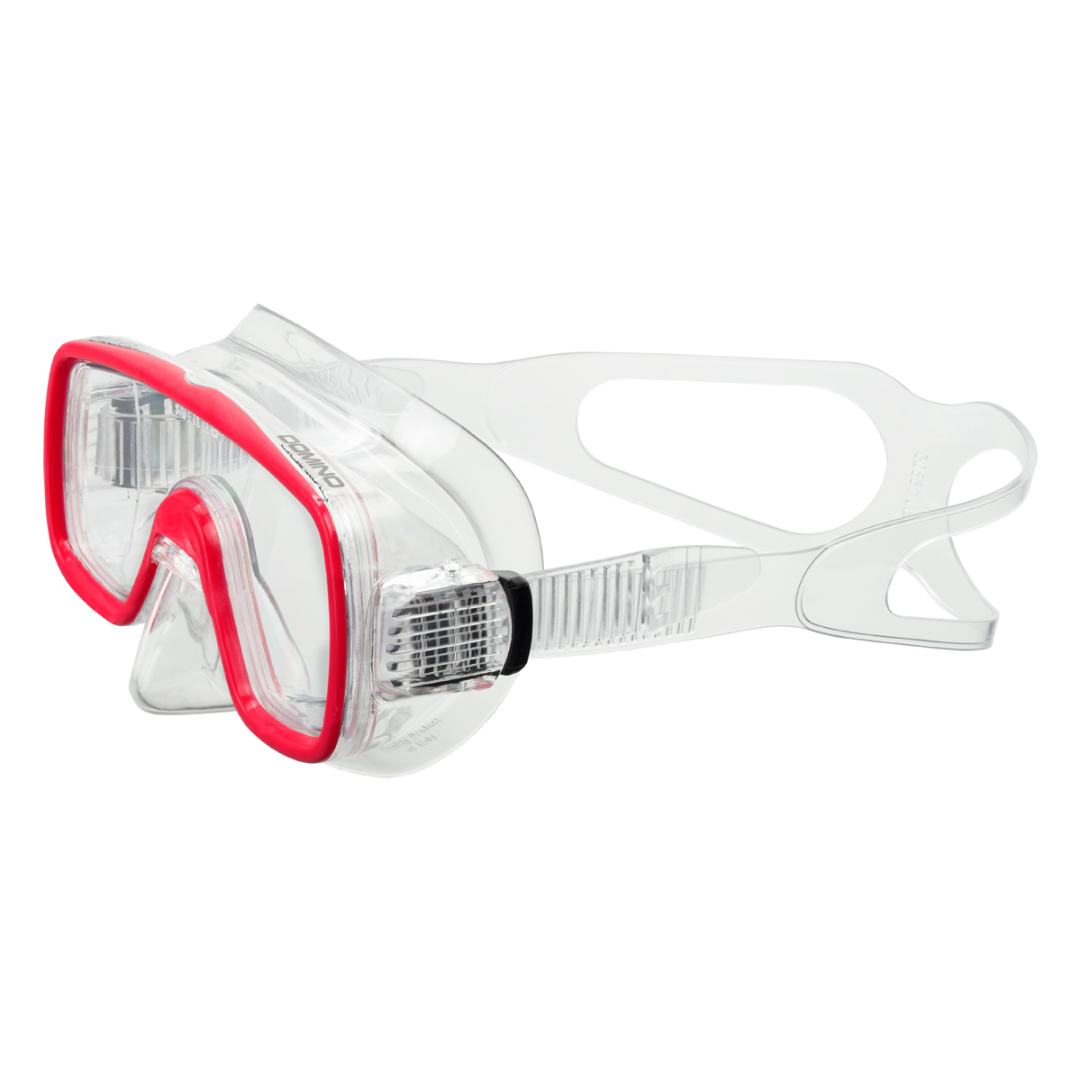 Маска для плавания SALVAS Domino Md Mask, размер Medium, Размер medium, Цвет Красный