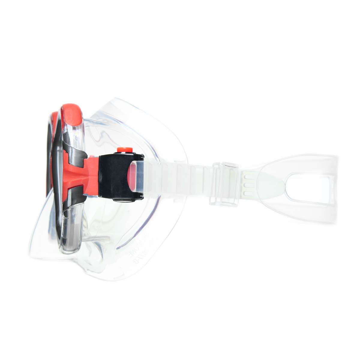 Маска для плавания SALVAS Phoenix Mask, профессиональная, размер взрослый, Цвет Красный