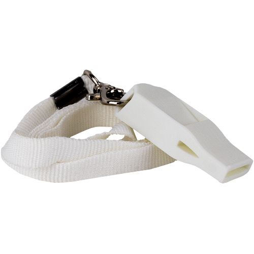 Свисток профессиональный JUMPfs, без шарика, на ленте с карабином