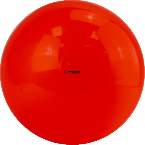 Мяч для художественной гимнастики TORRES, Диаметр 15 см, Цвет Оранжевый