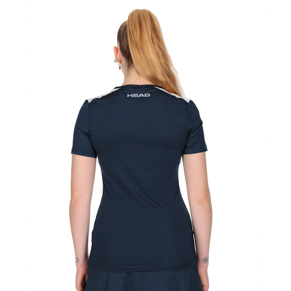 Футболка HEAD Club 22 T-Shirt W, женская, Размер l, Цвет Темно-синий