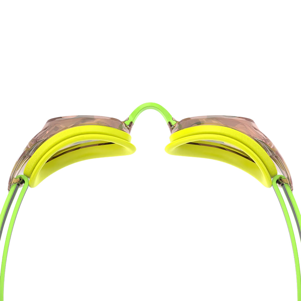 Очки для плавания SPEEDO Vanquisher 3.0 Mirrored, Цвет очков/линз Зеленый/Зеркальный