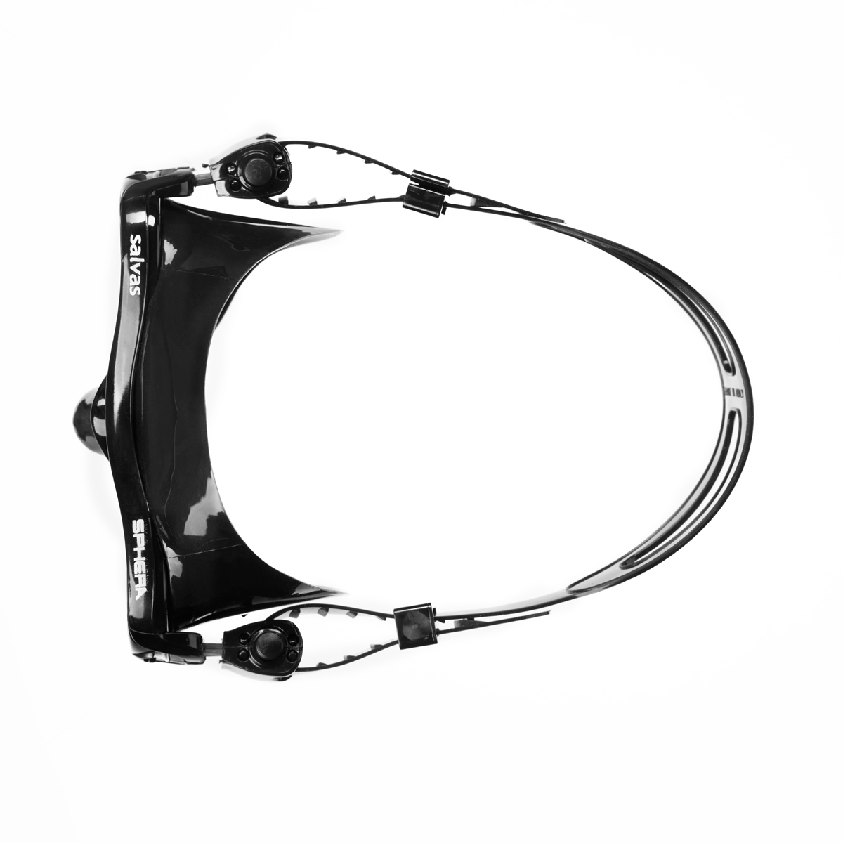 Маска для плавания SALVAS Sphera Black Sil, профессиональная, размер взрослый, черная