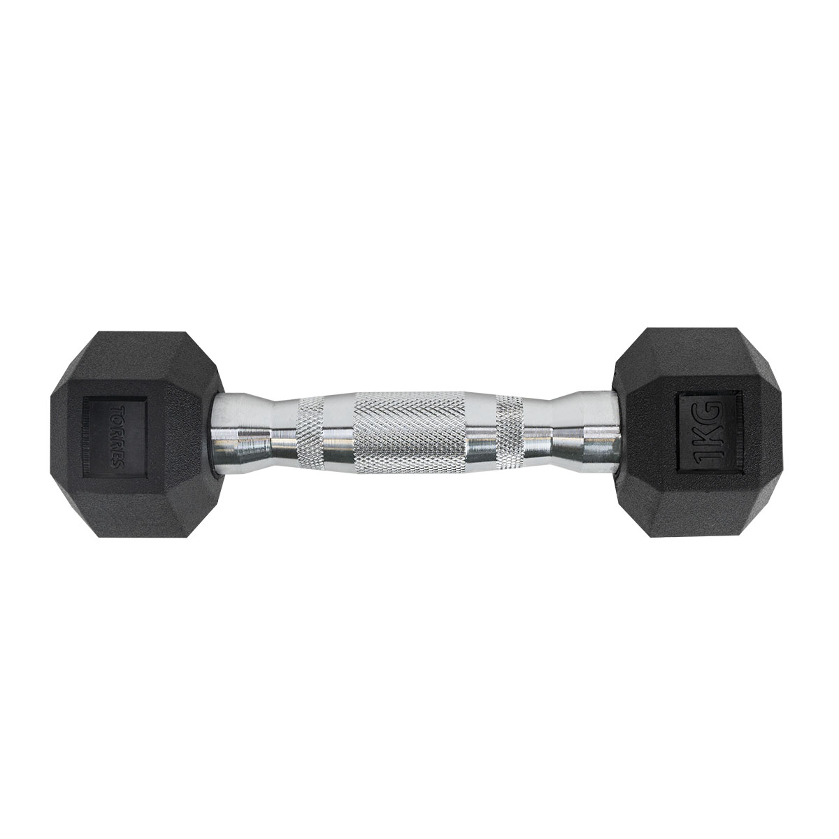 Гантель металлическая TORRES в резиновой оболочке