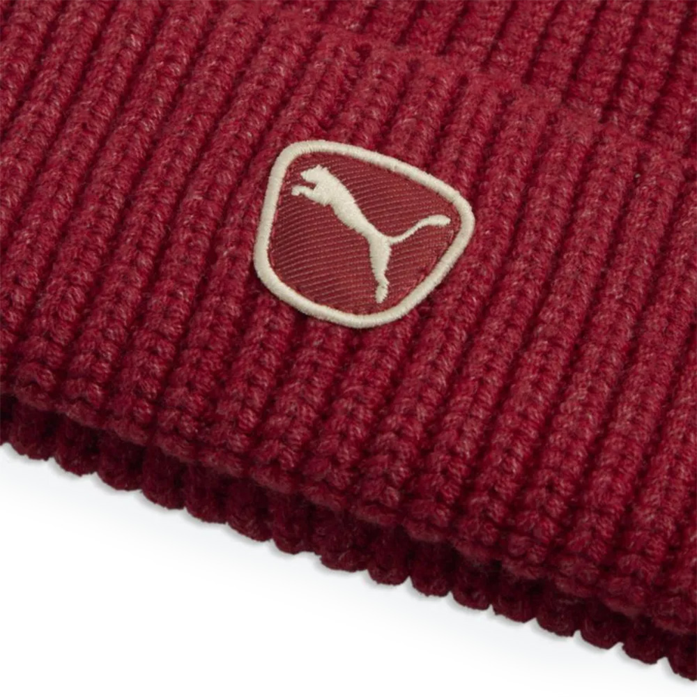 Шапка PUMA Cat Patch Mid Crown Beanie, Цвет Красный