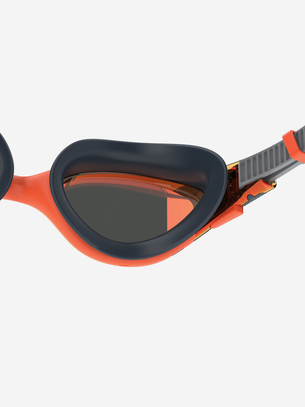 Очки для плавания SPEEDO Biofuse 2.0 Mirror, Цвет очков/линз Оранжевый/Зеркальный