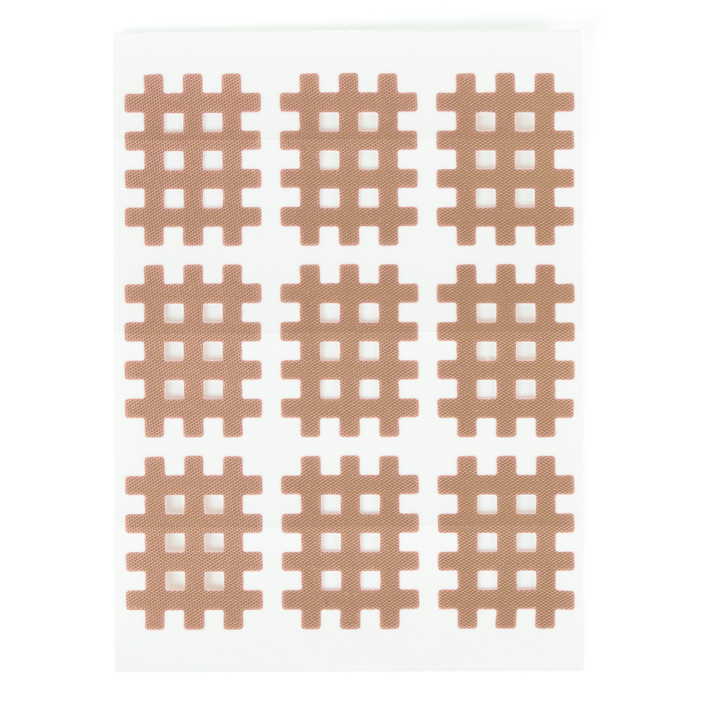 Кросс-тейп Tmax Spiral Tape Type Mix A (20 листов), Цвет Синий, красный, телесный