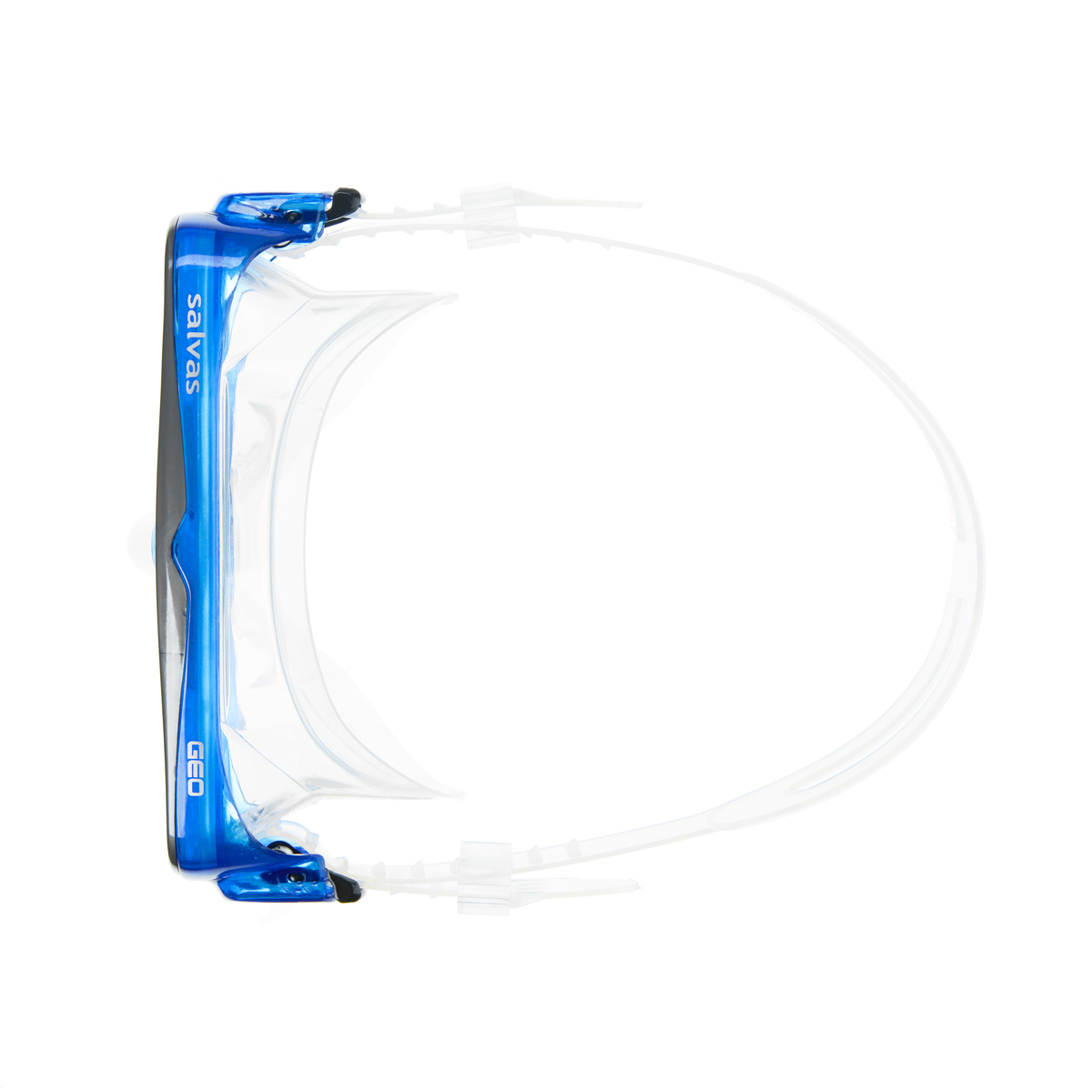 Маска для плавания SALVAS Geo Jr Mask, размер детский, Размер junior, Цвет Синий