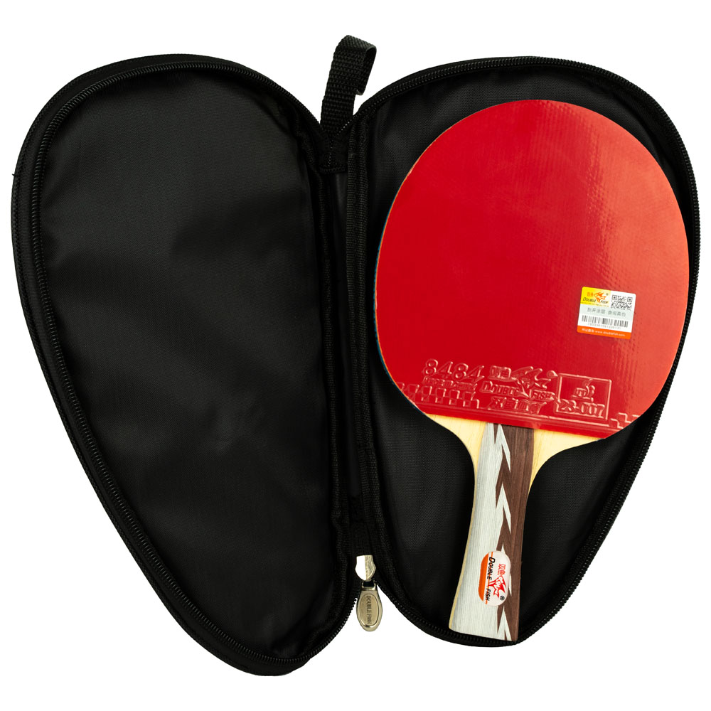 Ракетка для настольного тенниса DOUBLE FISH 5D-C, с чехлом