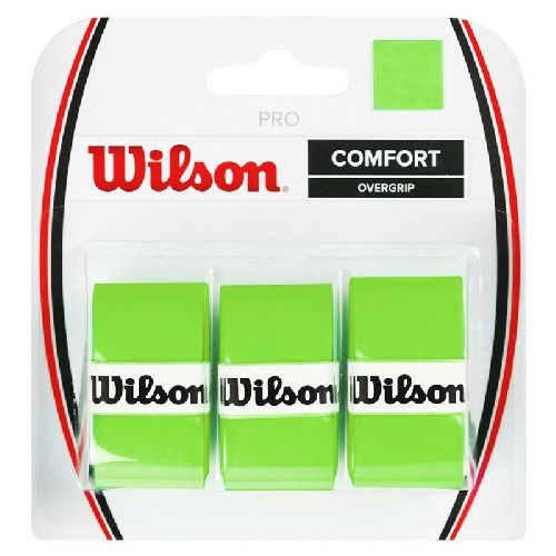 Овергрип Wilson Pro Overgrip, в упаковке 3шт, салатовый, Цвет Салатовый