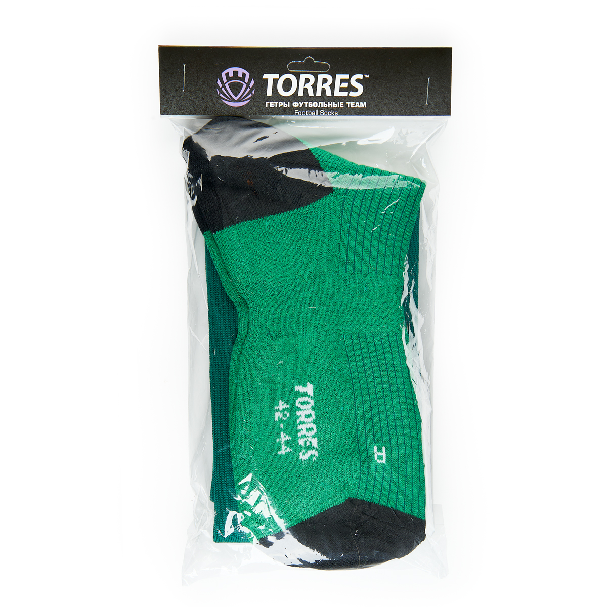 Гетры футбольные TORRES Sport Team, Размер 25-27, Цвет Темно-зеленый