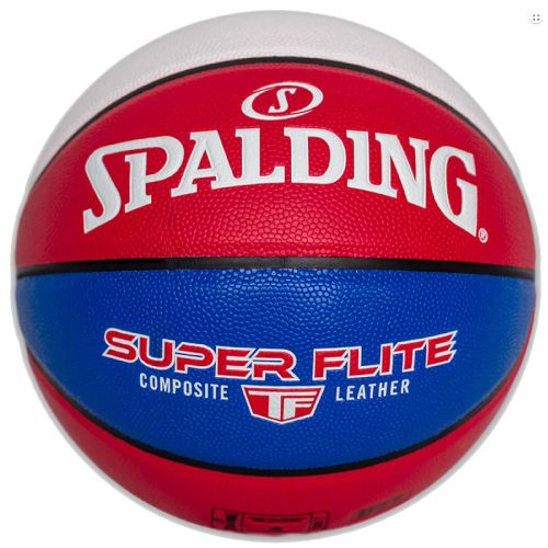 Мяч баскетбольный Spalding Super Flite, Цвет Красно-сине-белый