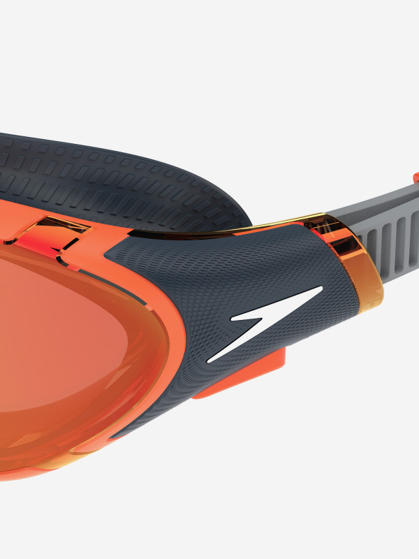 Очки для плавания SPEEDO Biofuse 2.0 Mirror, Цвет очков/линз Оранжевый/Зеркальный