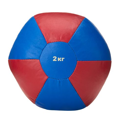 Медбол, искусственная кожа, диаметр 19см, Вес 2 кг