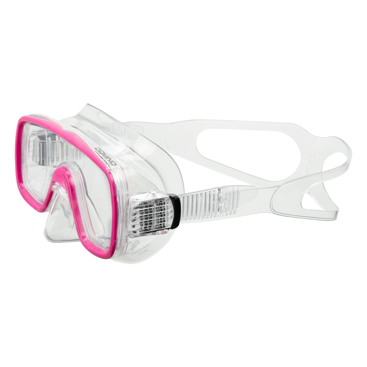 Маска для плавания SALVAS Domino Jr Mask, размер детский, Размер junior, Цвет Розовый