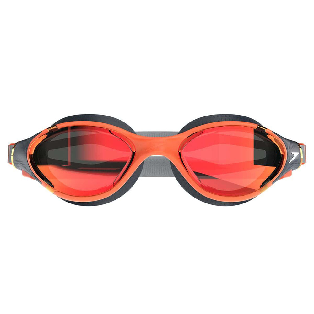Очки для плавания SPEEDO Biofuse 2.0 Mirror, Цвет очков/линз Оранжевый/Зеркальный