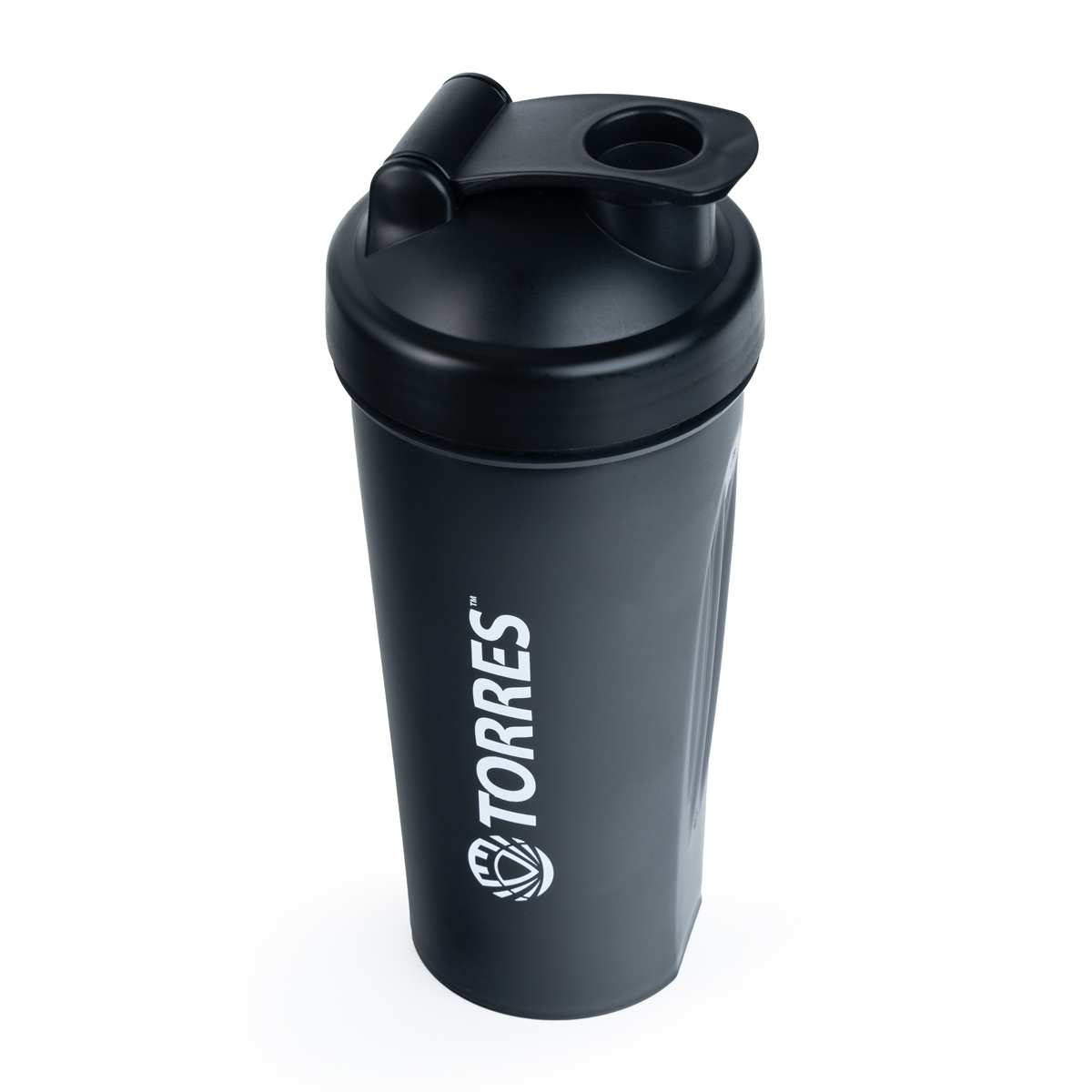 Шейкер спортивный TORRES, 600 мл, Цвет Черный