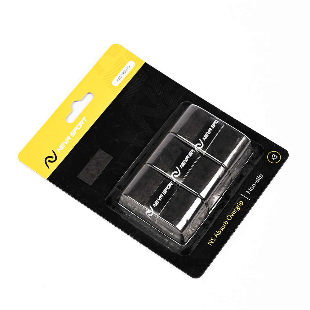 Овергрип NEVA SPORT, упаковка 3шт, Цвет Черный