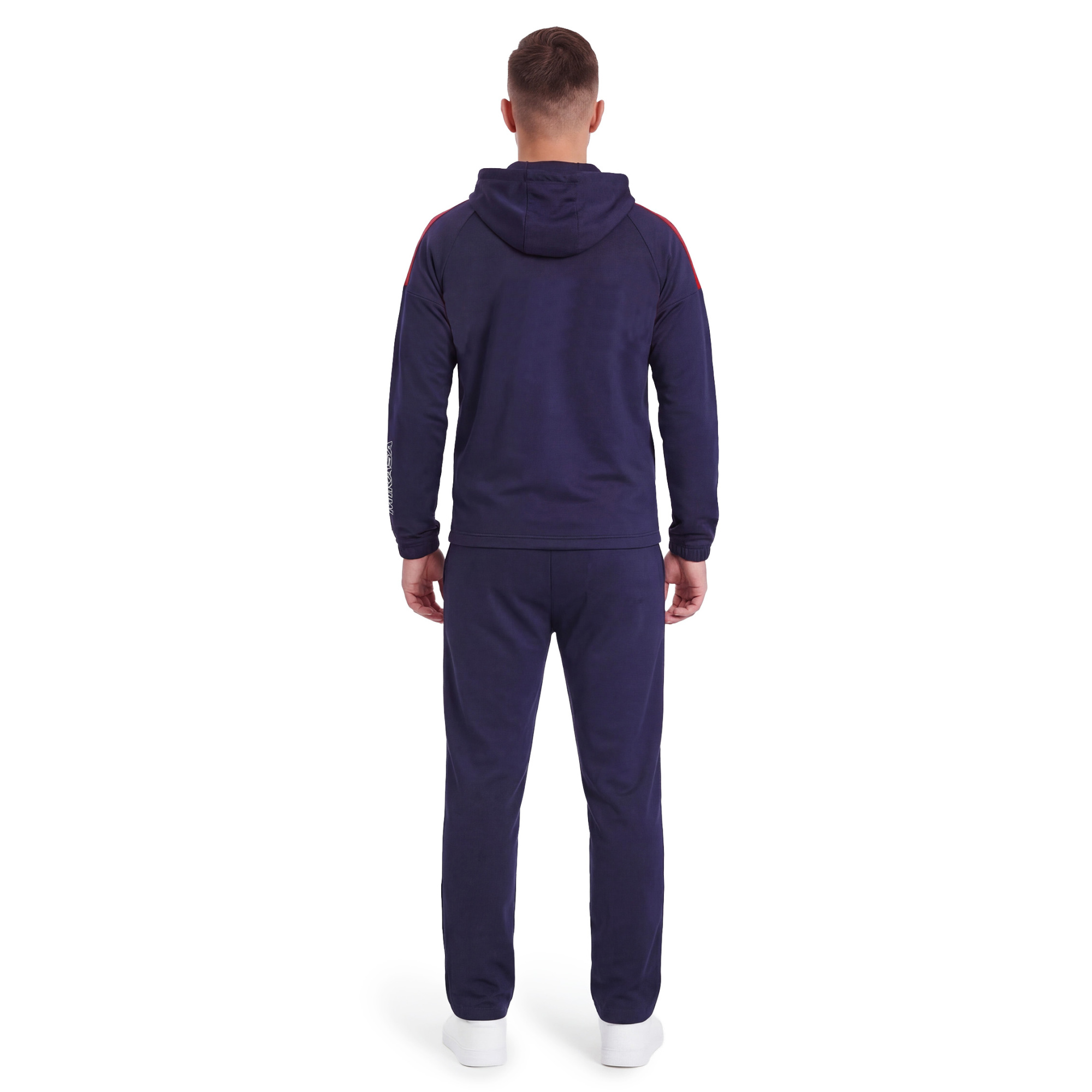 Костюм спортивный MIKASA, мужской с капюшоном, Размер l, Цвет Темно-синий